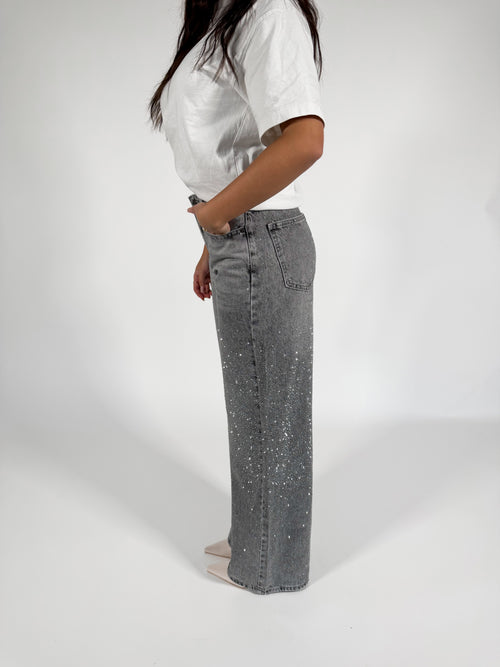 Sophie wide jeans grey