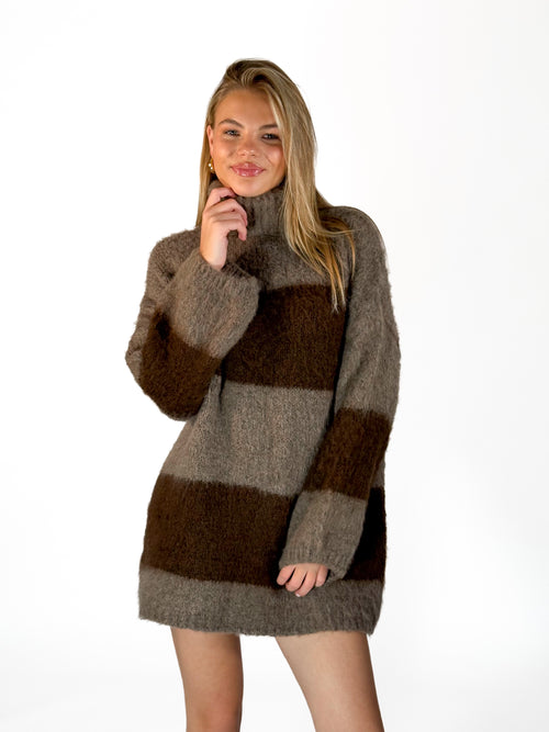 Juul dress taupe-brown