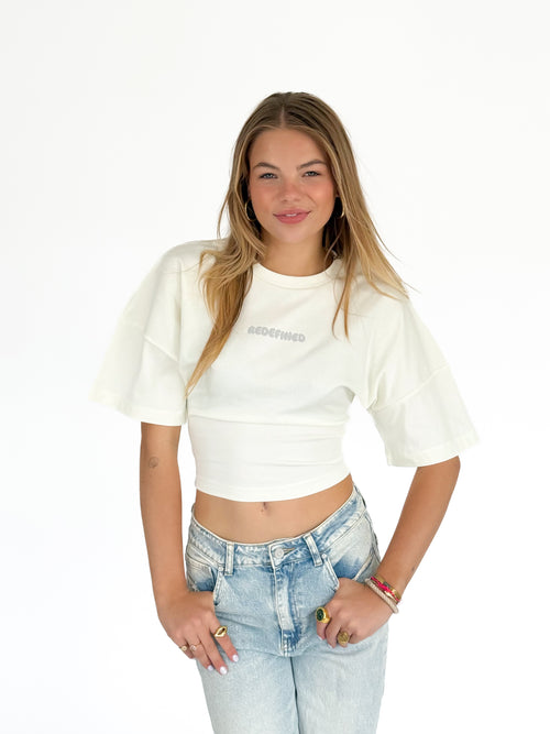 Ruth top off-white