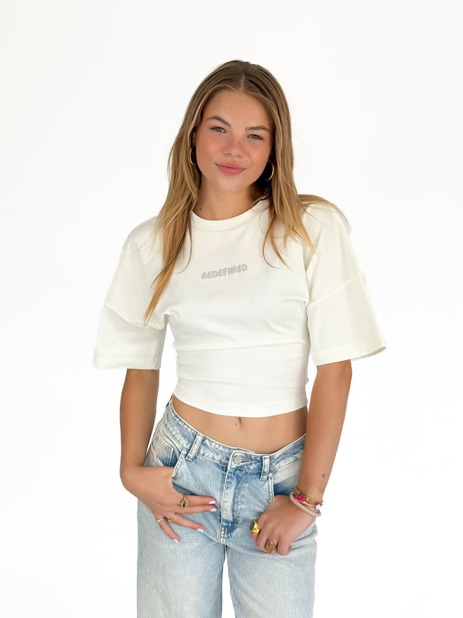 Ruth top off-white