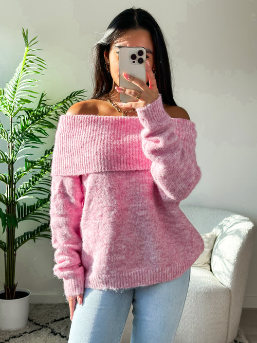 Louise knit light pink