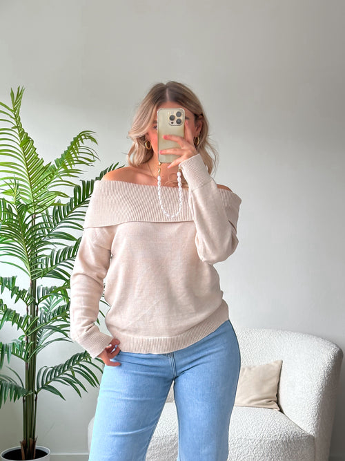 Amelie knit beige