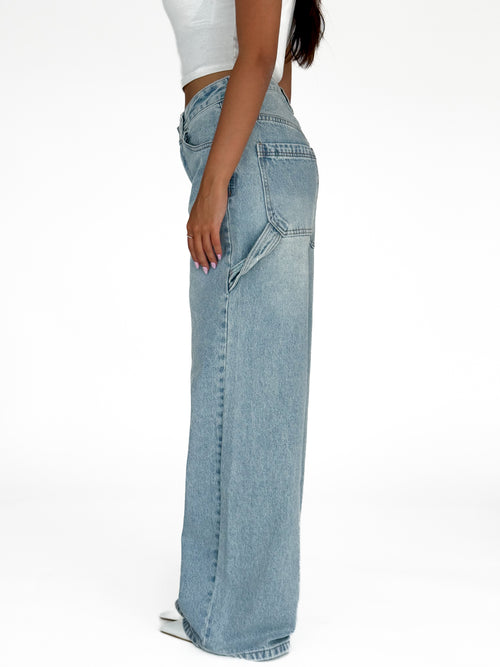 Kate extra wide jeans light denim