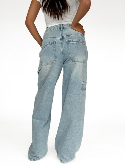Kate extra wide jeans light denim