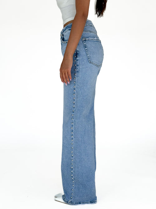 Stretch - Chiara wide jeans light denim