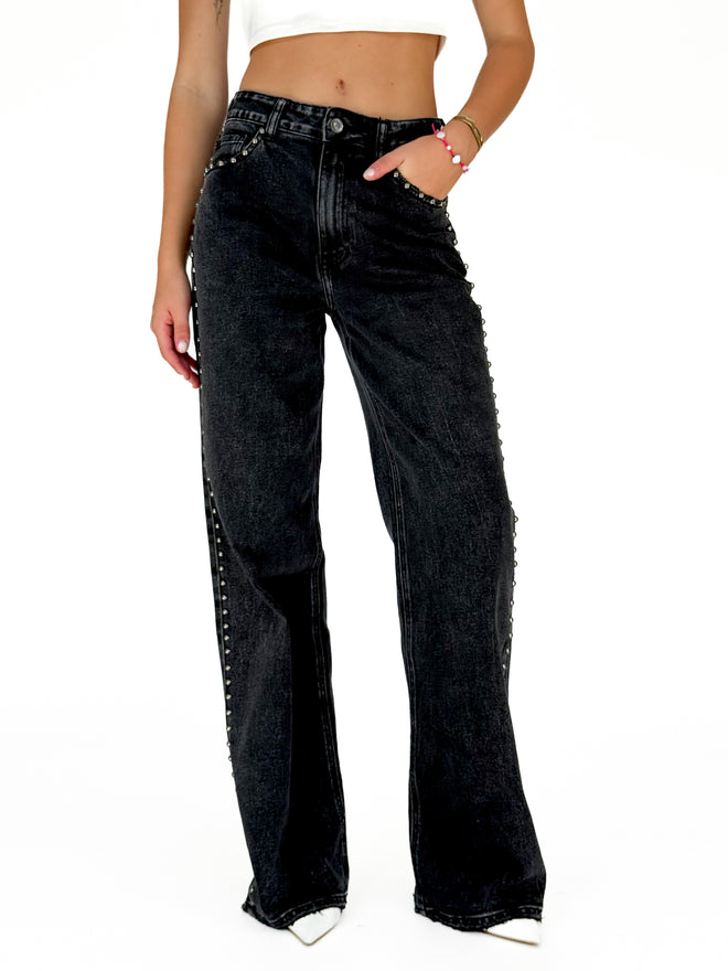 Tall - Stretch - Chiara wide jeans anthracite