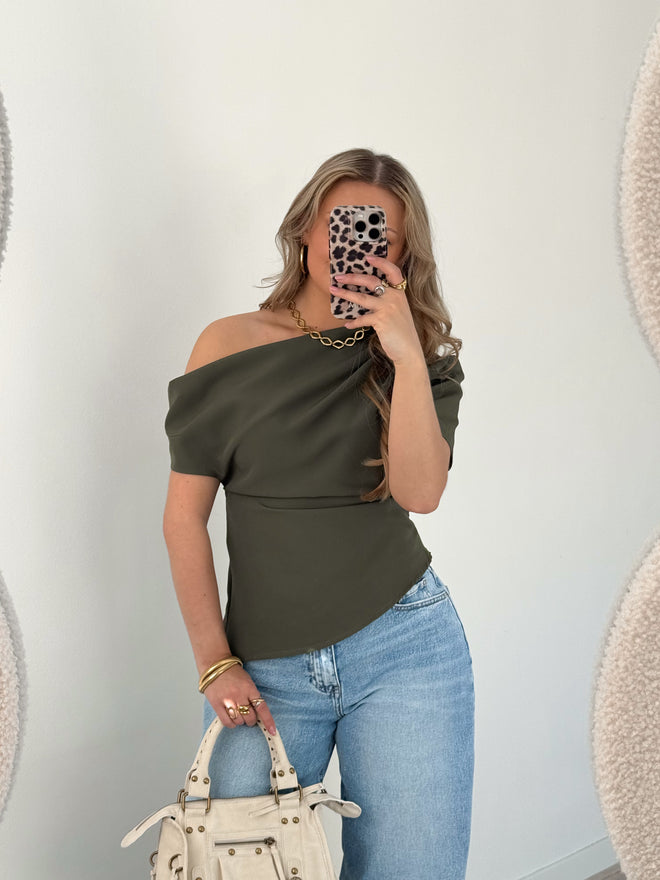 PRE-ORDER Bibi top army green