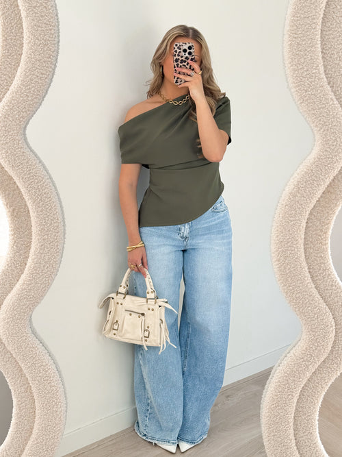 Bibi top army green