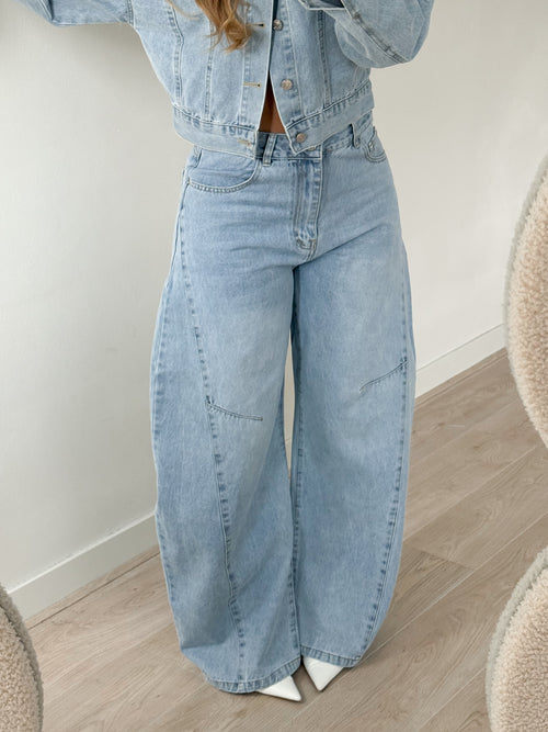PRE-ORDER Gwen set washed denim
