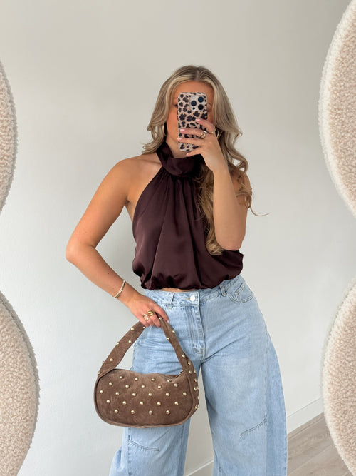 Femke top brown