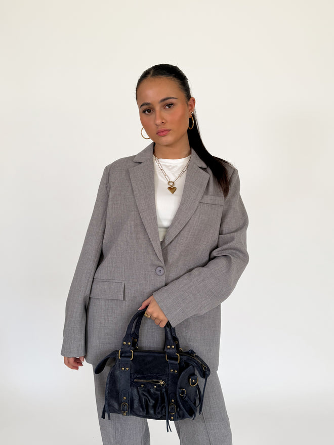 June blazer grey