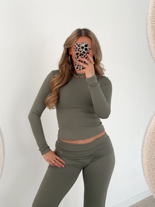 Lulu top khaki