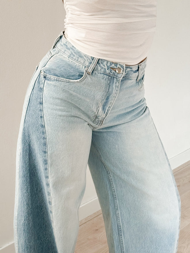 Zoë balloon jeans light denim