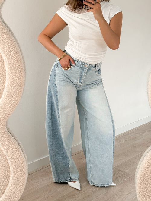 Zoë balloon jeans light denim