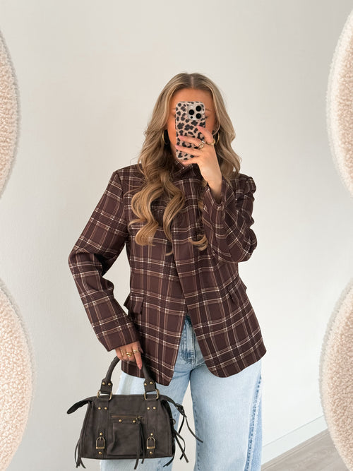 Julie blazer brown
