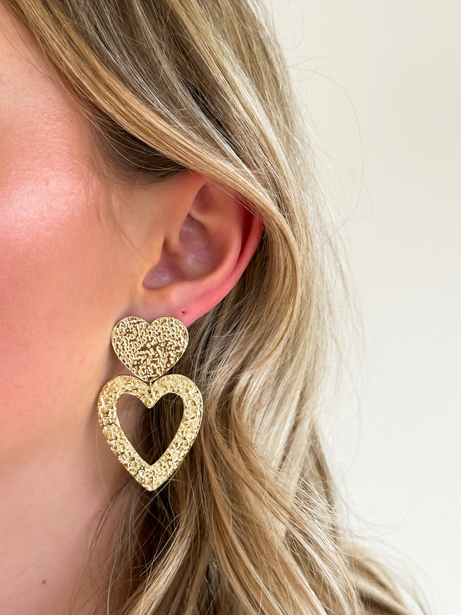 Megan earrings gold