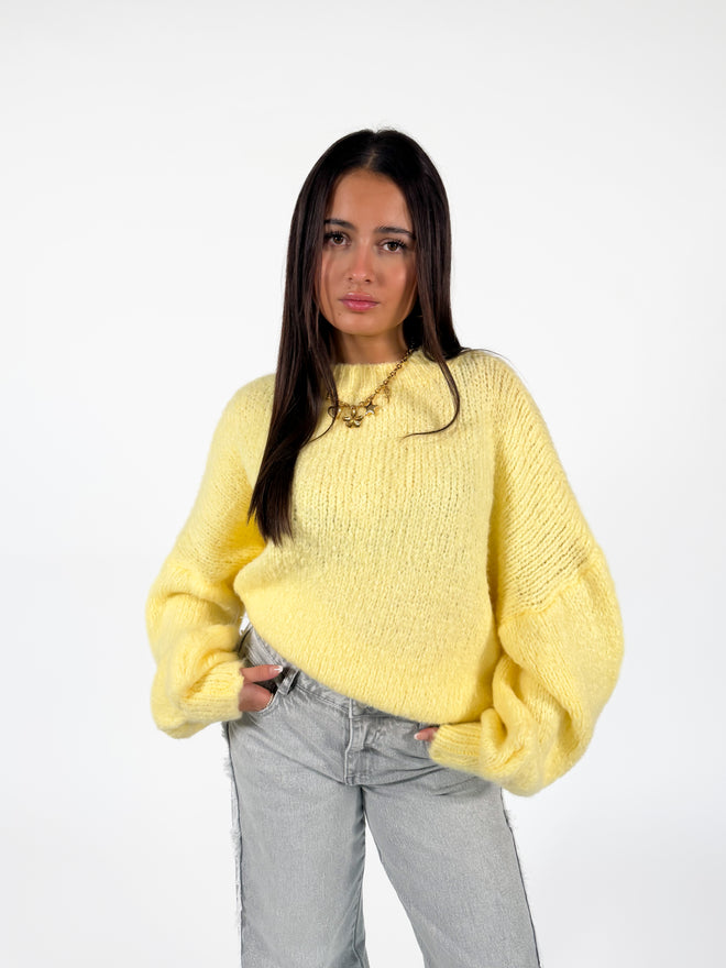 Kiki knit light yellow