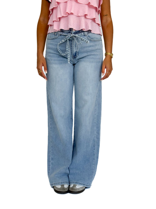 Stretch - Maeve straight jeans light denim
