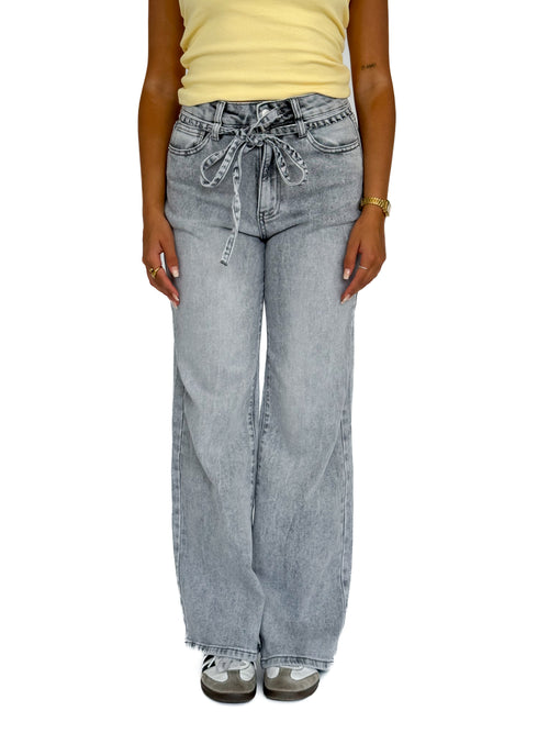 Stretch - Maeve straight jeans light grey