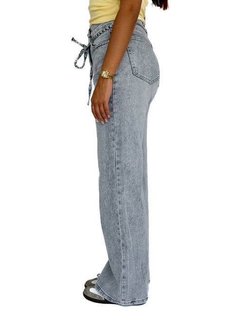 Stretch - Maeve straight jeans light grey