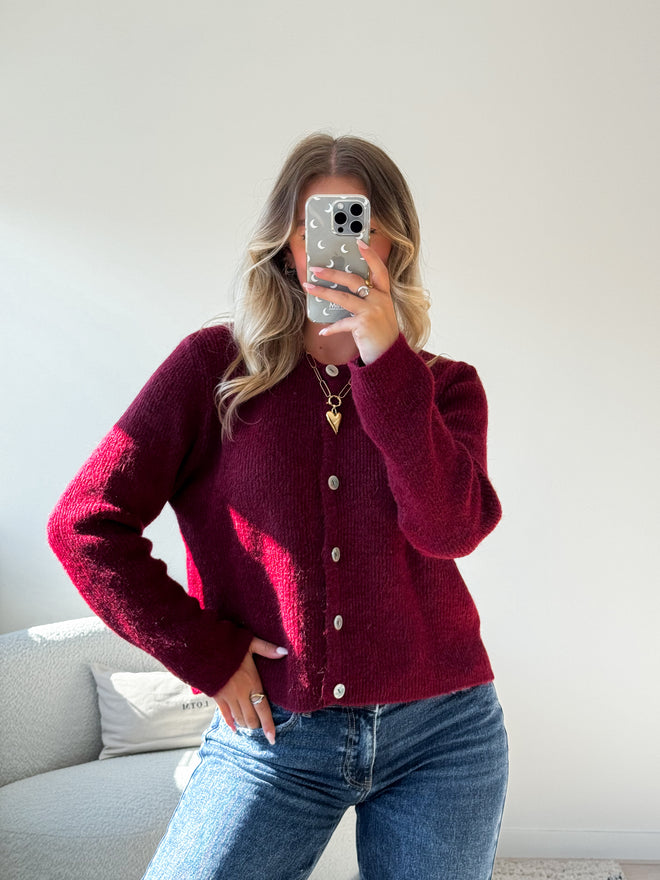 Yara knit bordeaux