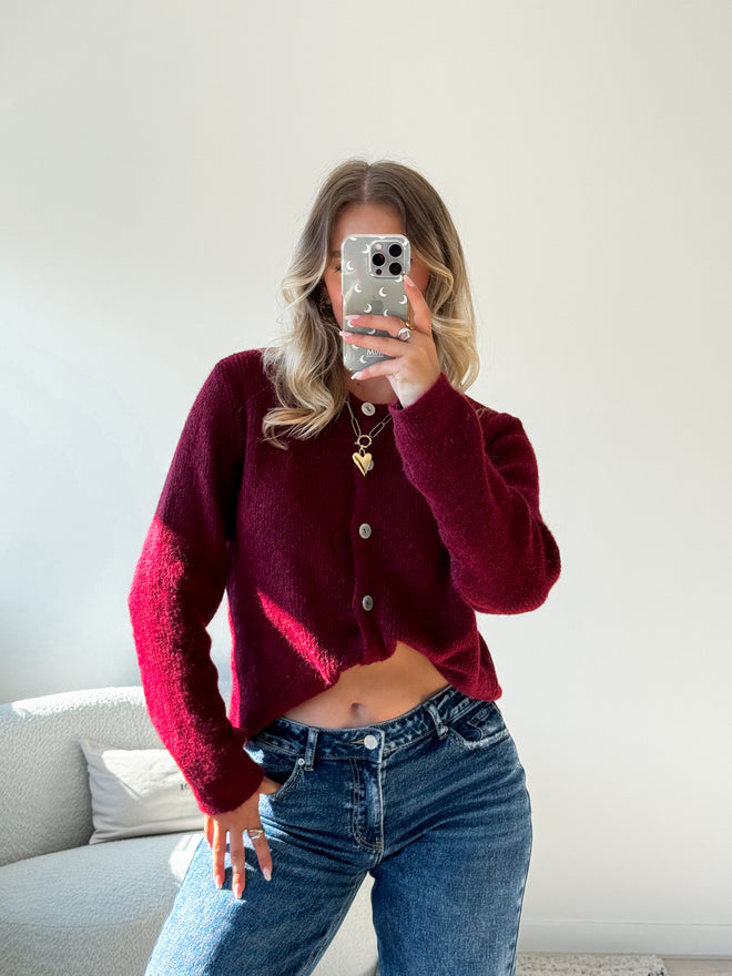 Yara knit bordeaux