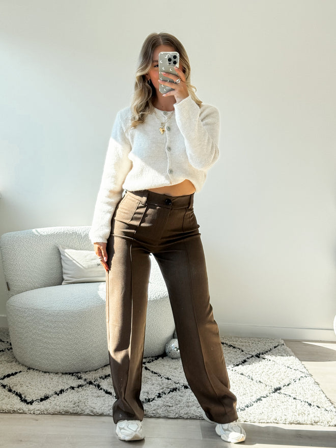 Elina pantalon brown