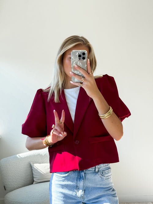 Norie blazer bordeaux