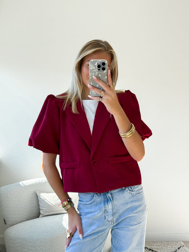 Norie blazer bordeaux