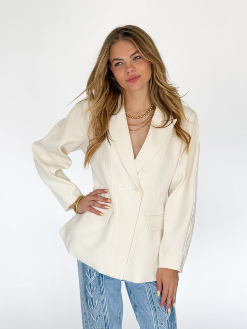 Chloé blazer crème