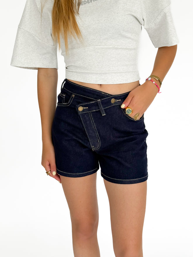 Stretch - Cato short navy blue