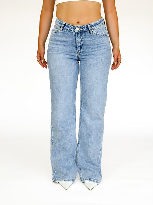 Stretch - Nora wide jeans light denim