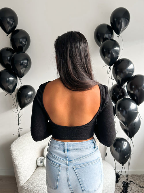 Charlotte top black