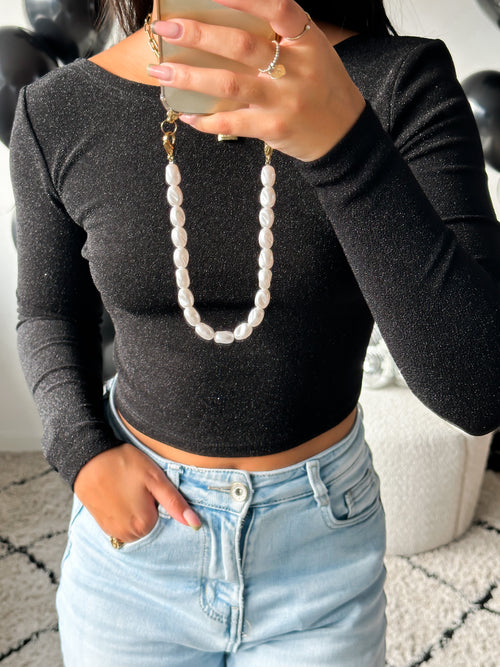 Charlotte top black