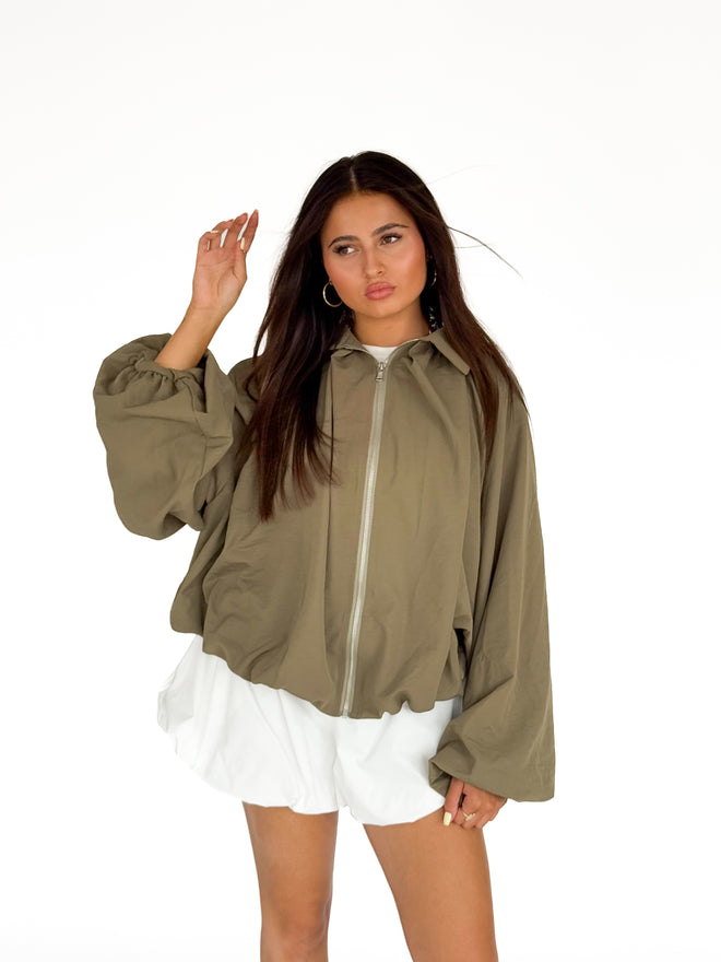 Maud jacket army green