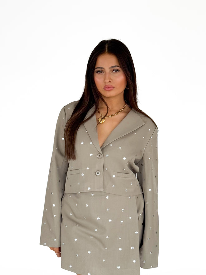 Clarise blazer taupe