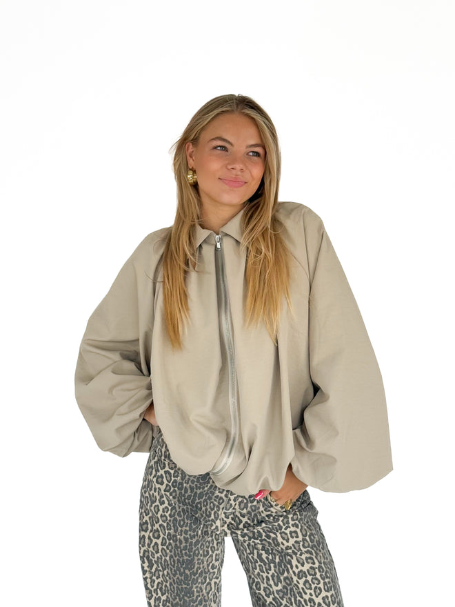 Maud jacket light taupe