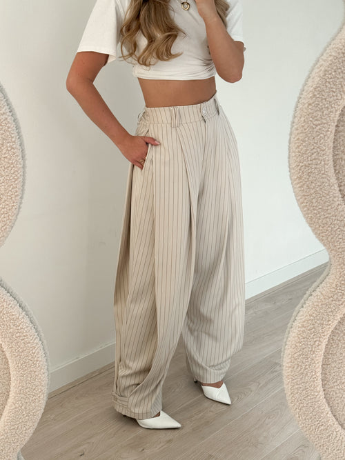 Manou pantalon crème
