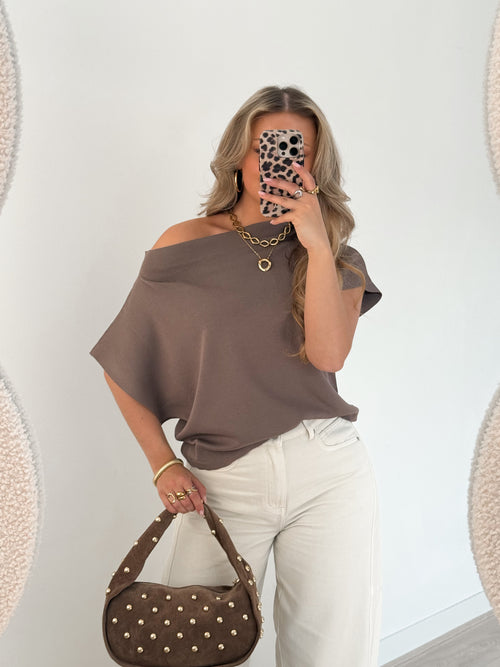 PRE-ORDER Lucy top taupe