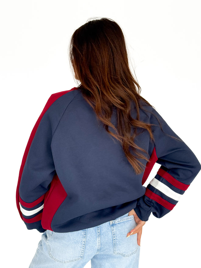 Beau sweater navy blue