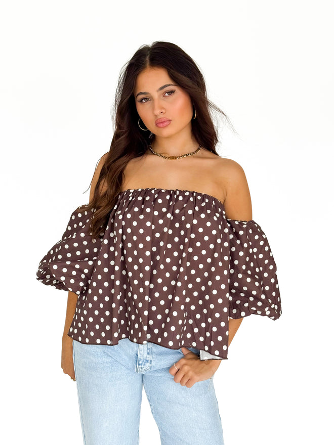 Pippa top brown