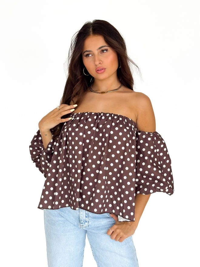 Pippa top brown