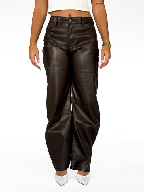 Petite - Kate balloon pants brown