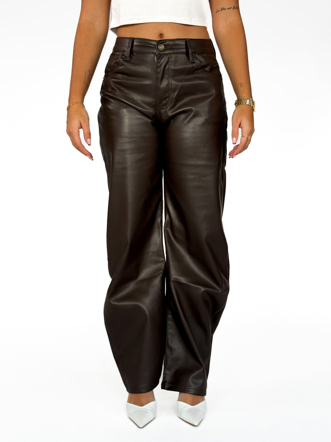 Petite - Kate balloon pants brown