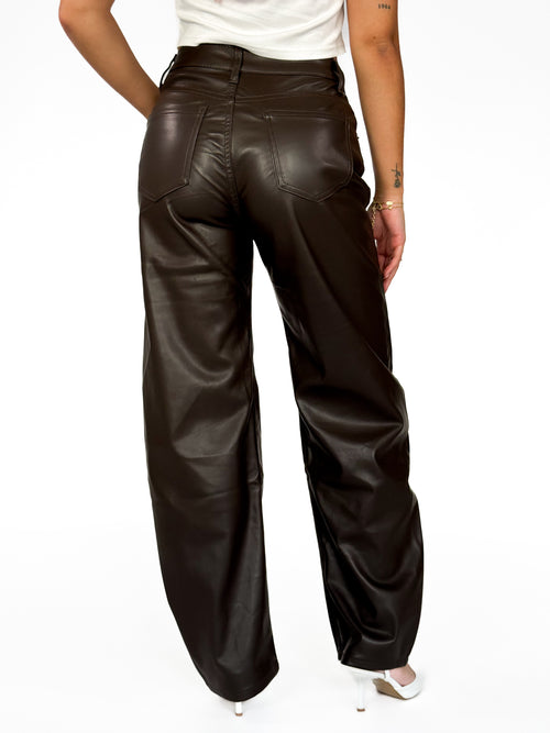 Petite - Kate balloon pants brown