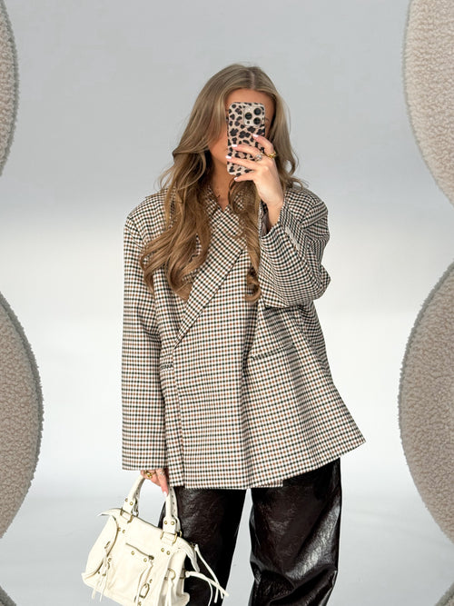 Jasmijn blazer beige