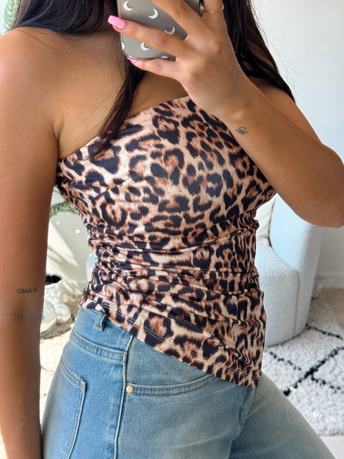 Puck top leopard