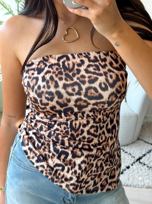 Puck top leopard