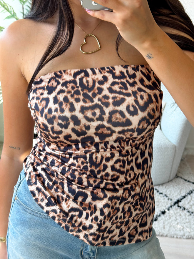 Puck top leopard