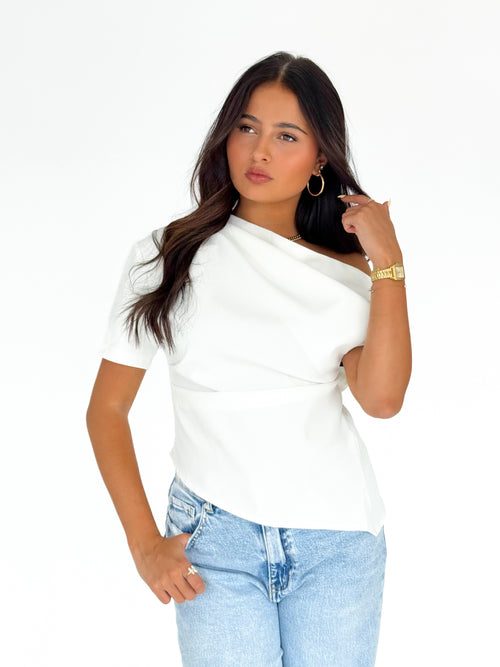 Pre-order Britt top white
